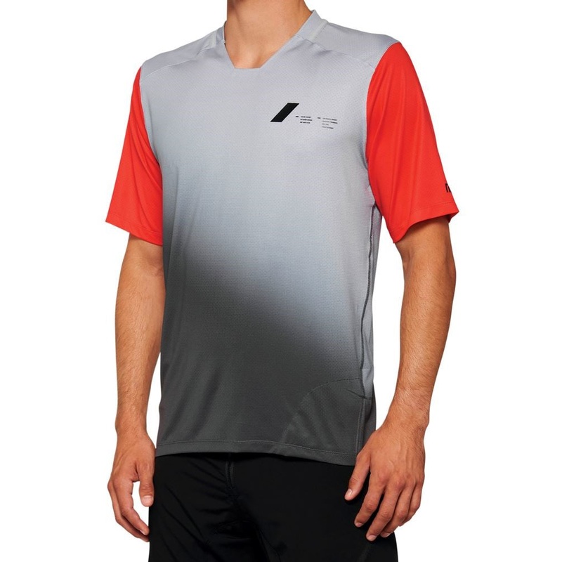 100% Celium Short Sleeve MTB Jersey – Racer Red