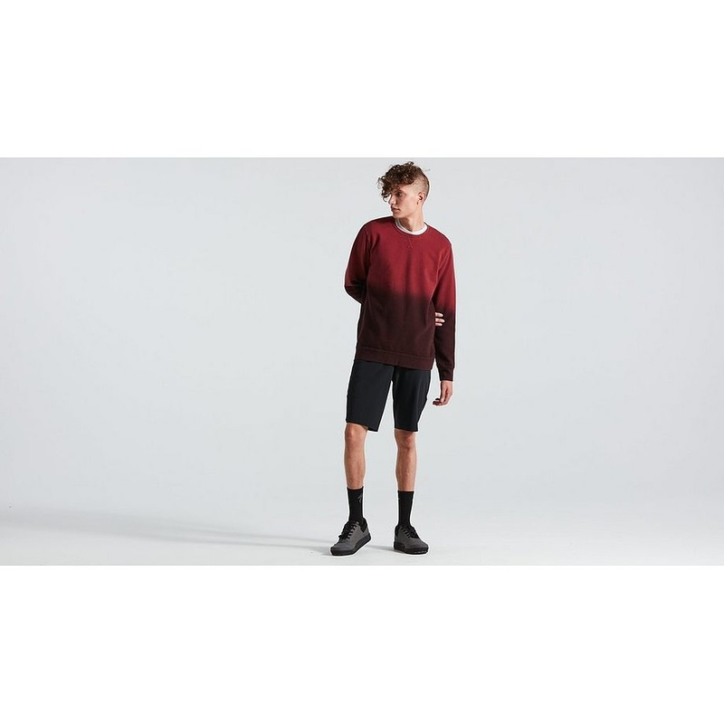 Specialized legacy spray crewneck ls men maroon xxl