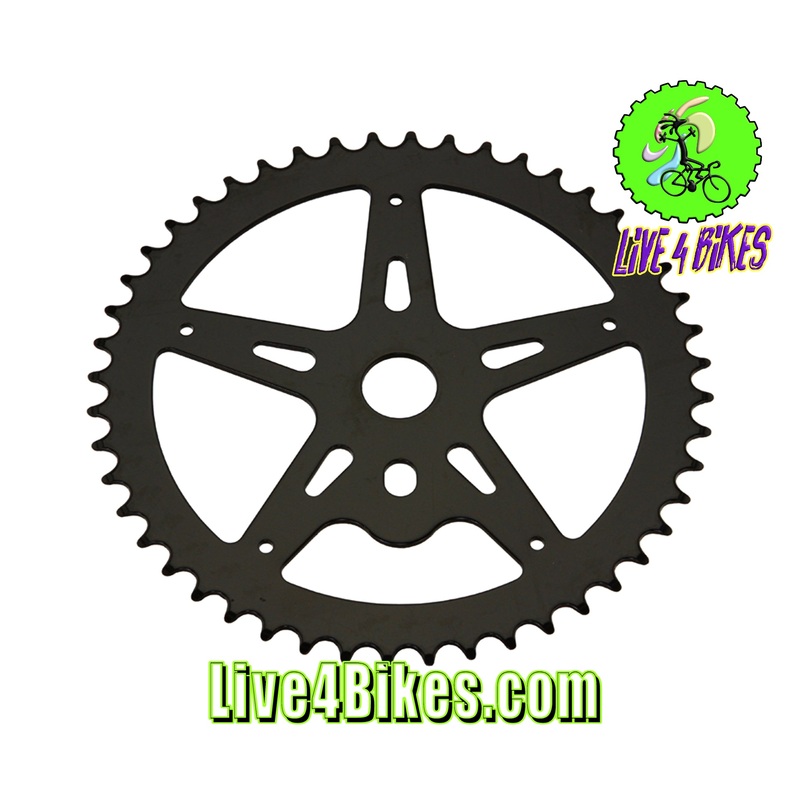 48t Chainring 7/8 spd  1pc Crank Black Sprocket – Live 4 Bikes