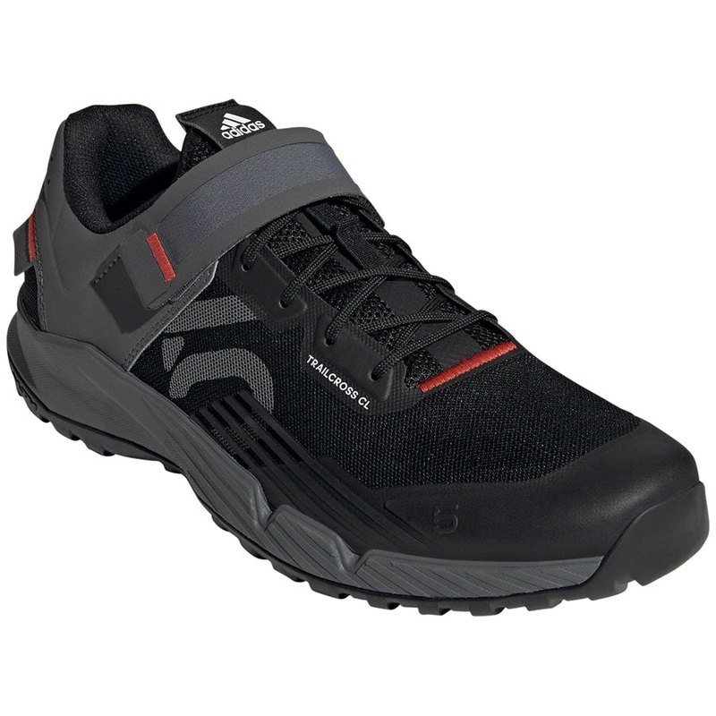 Five Ten Trailcross Mountain Clipless Shoes – Mens Core BLK/Gray Three/Red 14