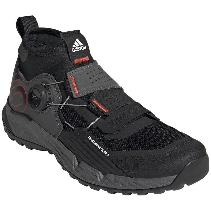 Five Ten Trailcross Pro Mountain Clipless Shoes – Womens Gray/Black/Red 9.5