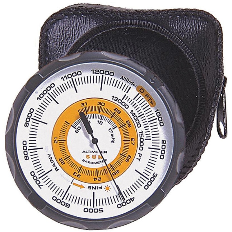 Sun Altimeter 202/203  Advanced Weather Instruments with Accurate Altitude, Barometric Pressure, and Durable Cases for Outdoor Navigation