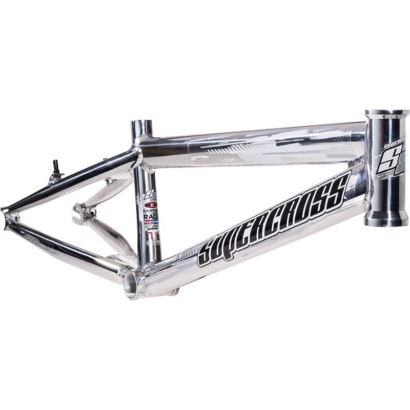 Supercross Envy V2 Aluminum BMX Race Frame-Mirror Polished