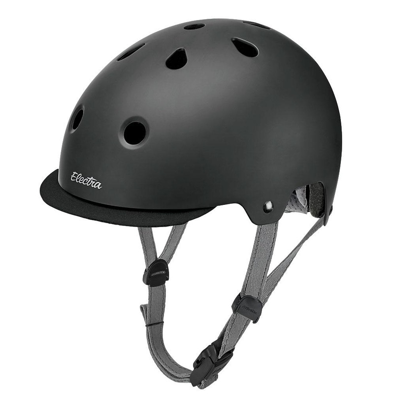 Electra Solid Color Bike Helmet – Matt Black