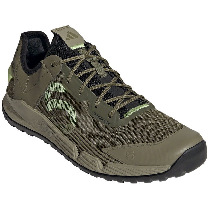 Five Ten Trailcross LT Flat Shoes – Mens Focus Olive/Lime Green/Orbit 10.5