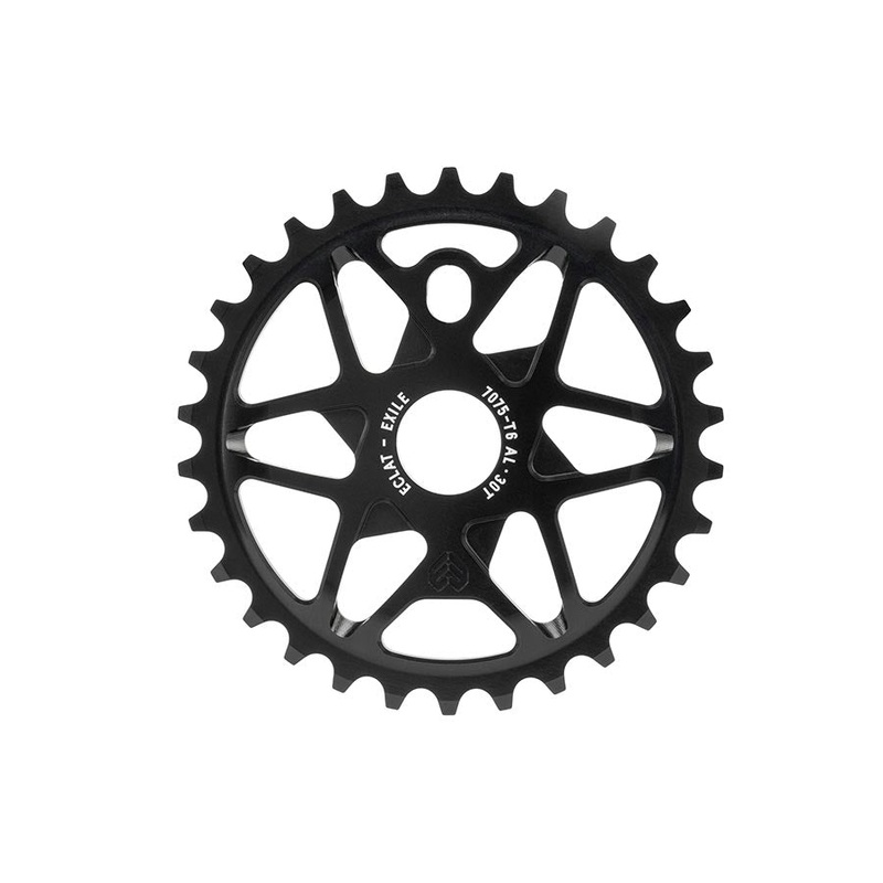 Eclat Exile Chainrings 25-30T | CNC Machined 7075-T6 Aluminum, Trail & Transition Styled Bike Components with 24mm Spindle Compatibility