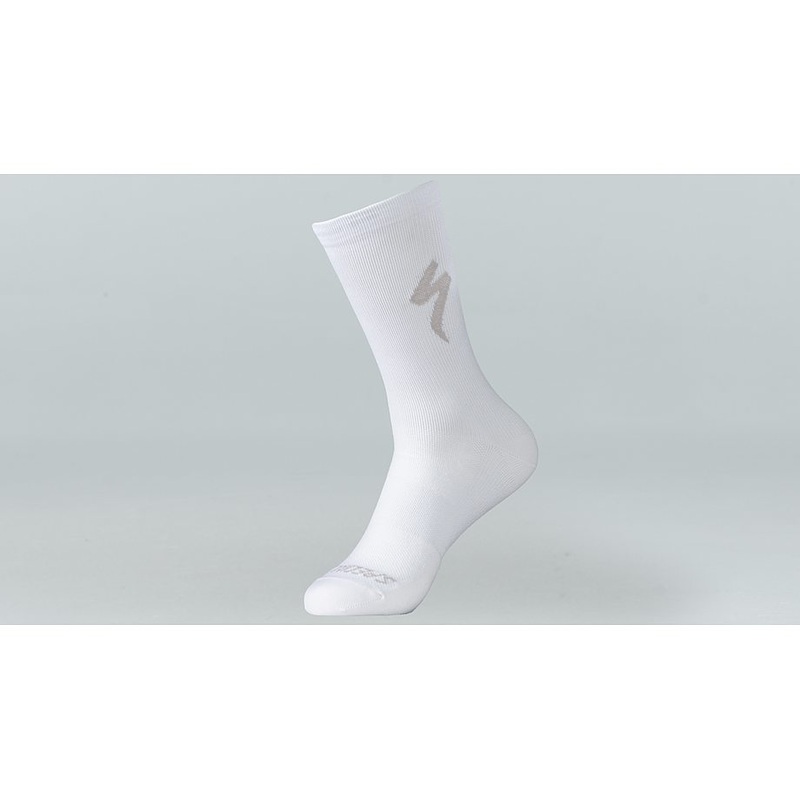 Specialized soft air tall logo sock white xl
