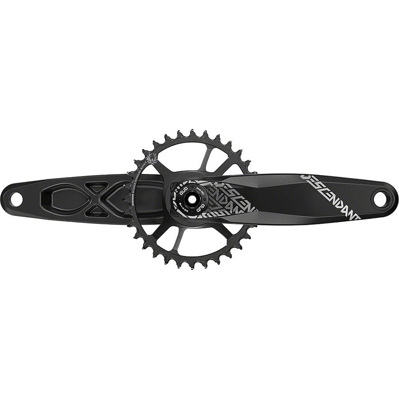 TruVativ Descendant 6K Aluminum Eagle Boost Crankset – 175mm, 12-Speed, 32t, Direct Mount, DUB Spindle Interface, Black