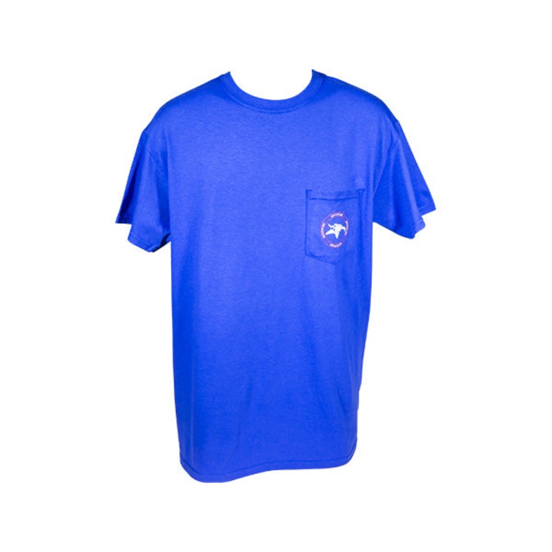 Animal Emblem T-Shirt-Blue
