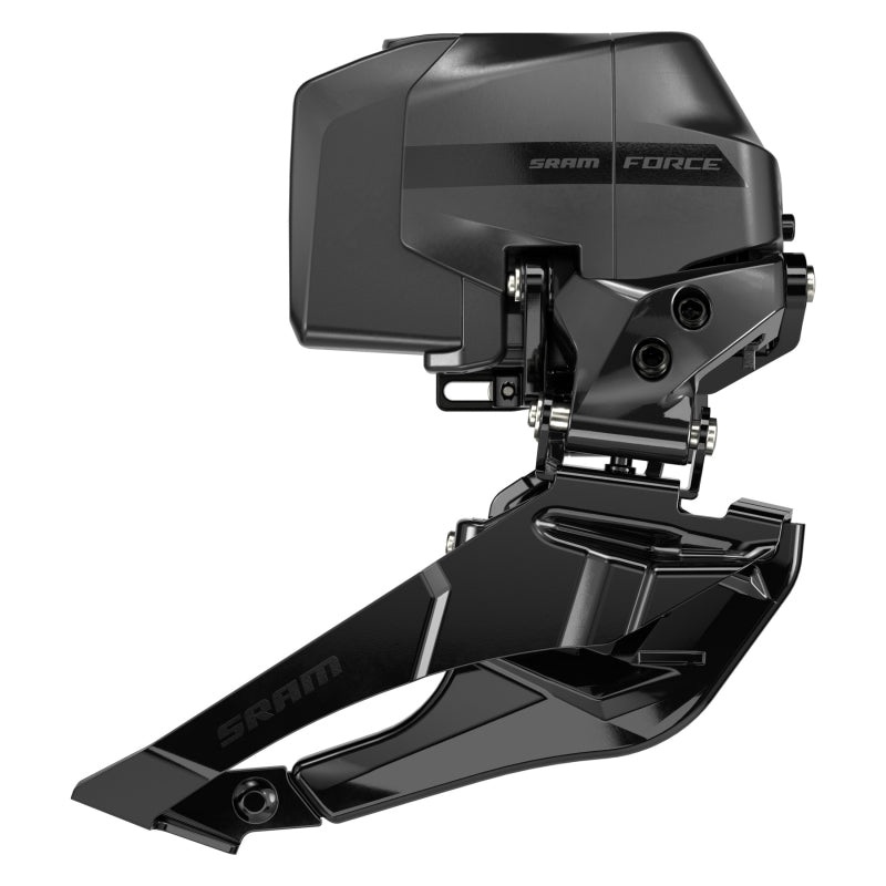 SRAM Force AXS Wide eTap Front Derailleur – 2×12-Speed Braze-On Battery Not Included Iridescent Gray D2