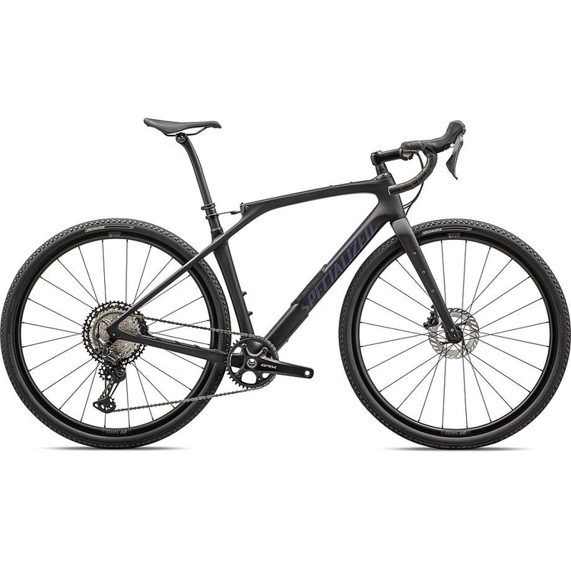2025 Specialized diverge str comp bike satin metallic midnight shadow / violet ghost pearl 58