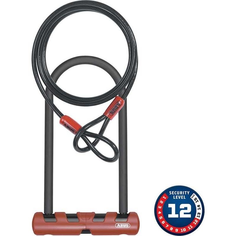 Abus Ultimate ComboPack – 420STD 9 U-lock 10mm/120cm Cable USH Bracket