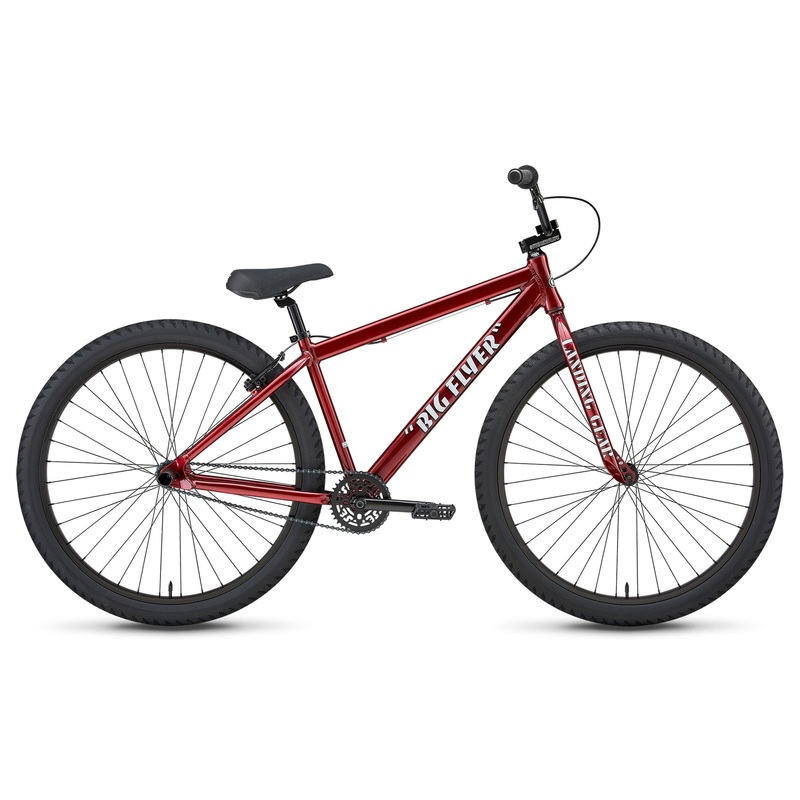 SE Racing Big Flyer 29″ BMX Freestyle Bike-Maroon Sparkle
