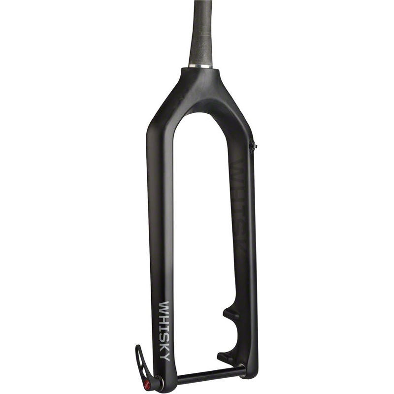 WHISKY No.9 Fat Fork – 15 x 150mm Thru-Axle, 1.5″ Tapered Carbon Steerer ,Post Mount Disc, 51mm Offset, Matte Black