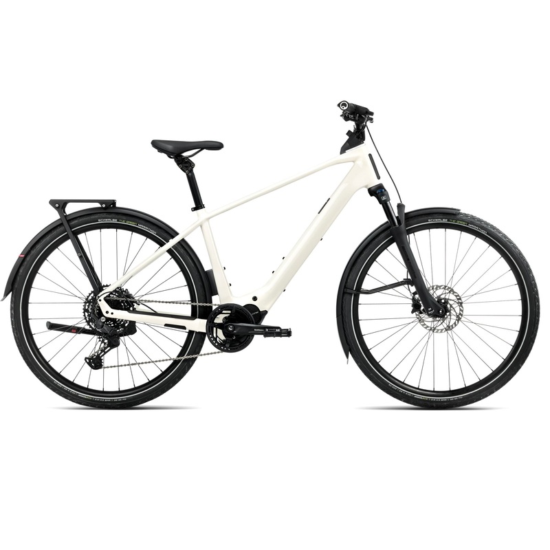 2025 Orbea KEMEN TOUR 20 20mph Touring URBAN E-BIKES – Large, Ivory White (Gloss)