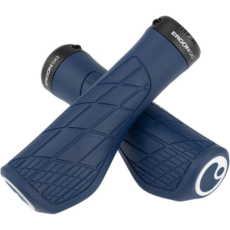 Ergon GA3 Grips – Nightride Blue, Lock-On, Large