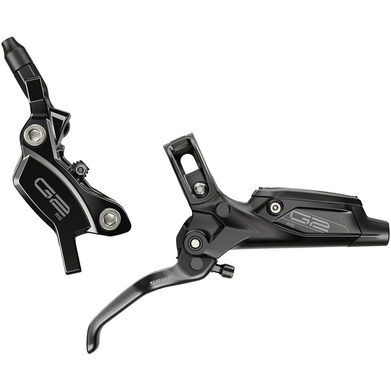 SRAM G2 RE Disc Brake and Lever – Rear, Hydraulic, Post Mount, Gloss Black, A2