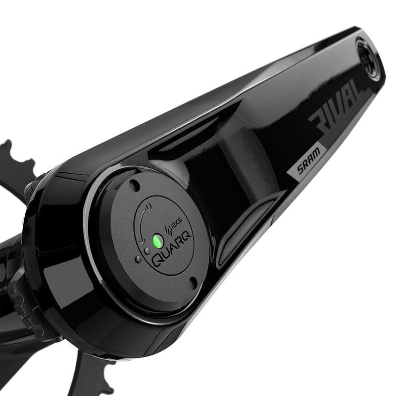 SRAM Rival 1 AXS Wide Power Meter Crankset – 160mm 12-Speed 40t 8-Bolt Direct Mount DUB Spindle Interface BLK D1
