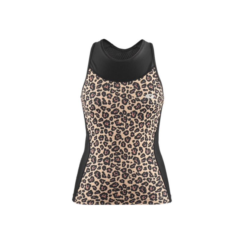 Sugoi RPM Tri Racerback Tank – Womens – Black-Leopard