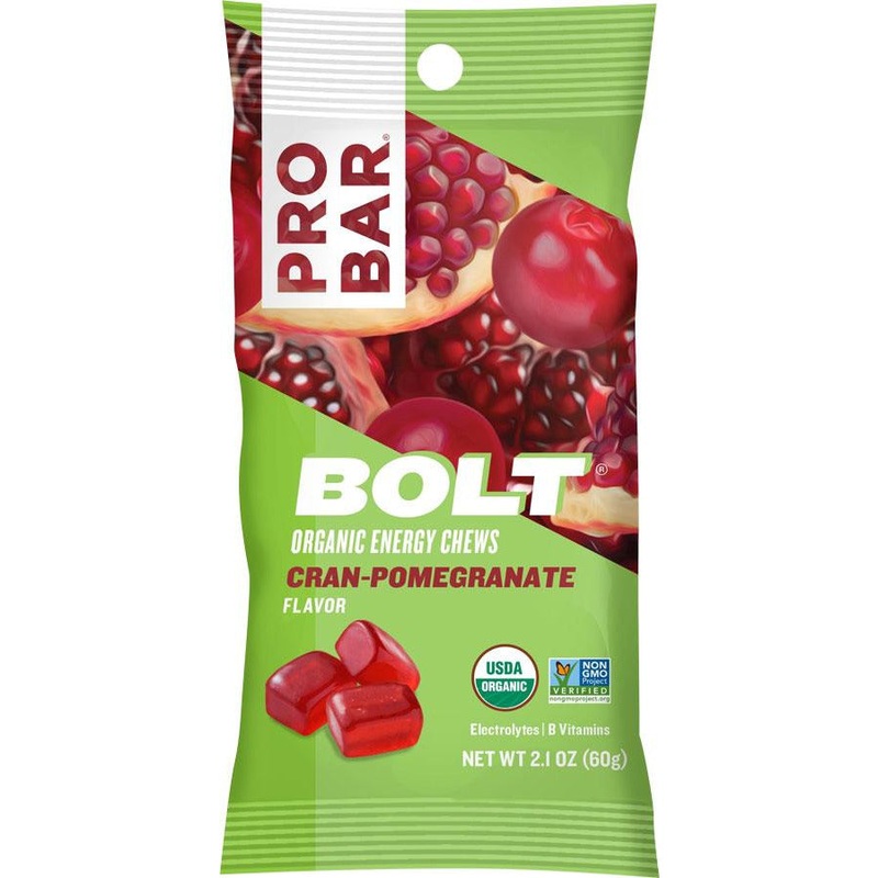 Bolt Chews: Cran-Pomegranate, Box of 12