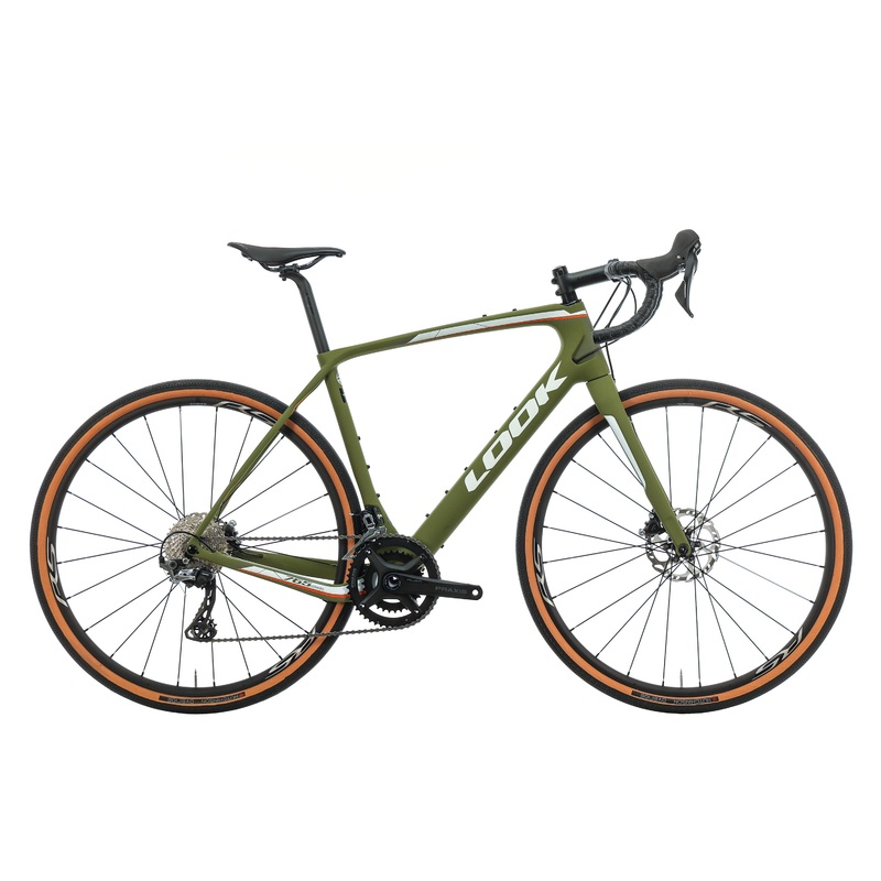 LOOK 765 Gravel Green Mat Gravel Bike – 2023, Medium