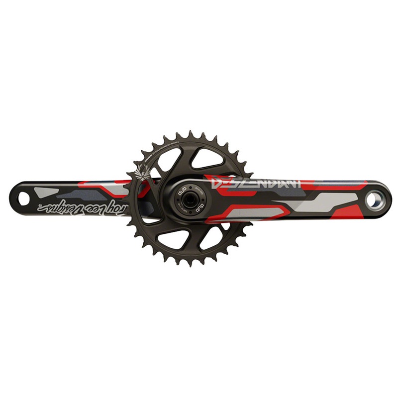 Truvativ Descendant Troy Lee Designs CoLab Carbon 12 Speed MTB Crankset – Red