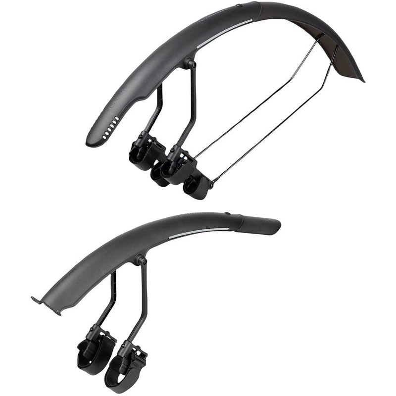 Topeak Tetrafender R1 / R2 Fender Set – Fits Up To 650/700 x 32 Road Tire BLK