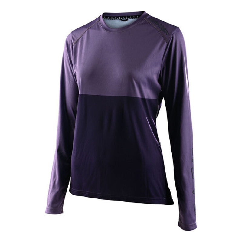 Troy Lee Designs Lilium Long Sleeve MTB Jersey – Womens – Block – Orchid-Purple