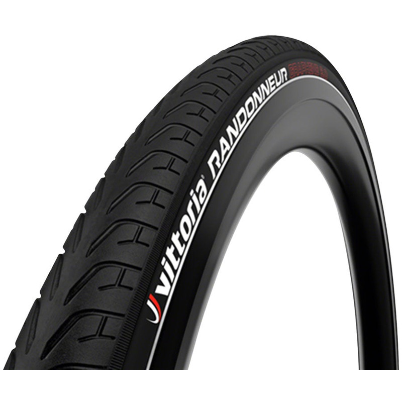 Vittoria Randonneur Reflect Tire – 700 x 32, Clincher, Wire, Black