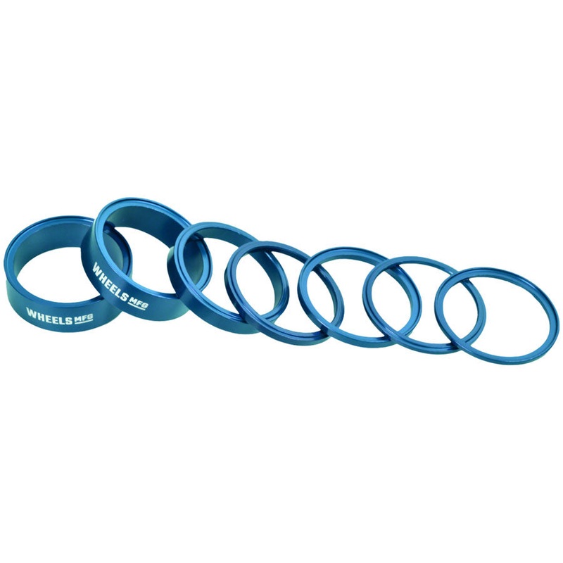 Wheels Manufacturing StackRight Headset Spacer Kit – Teal