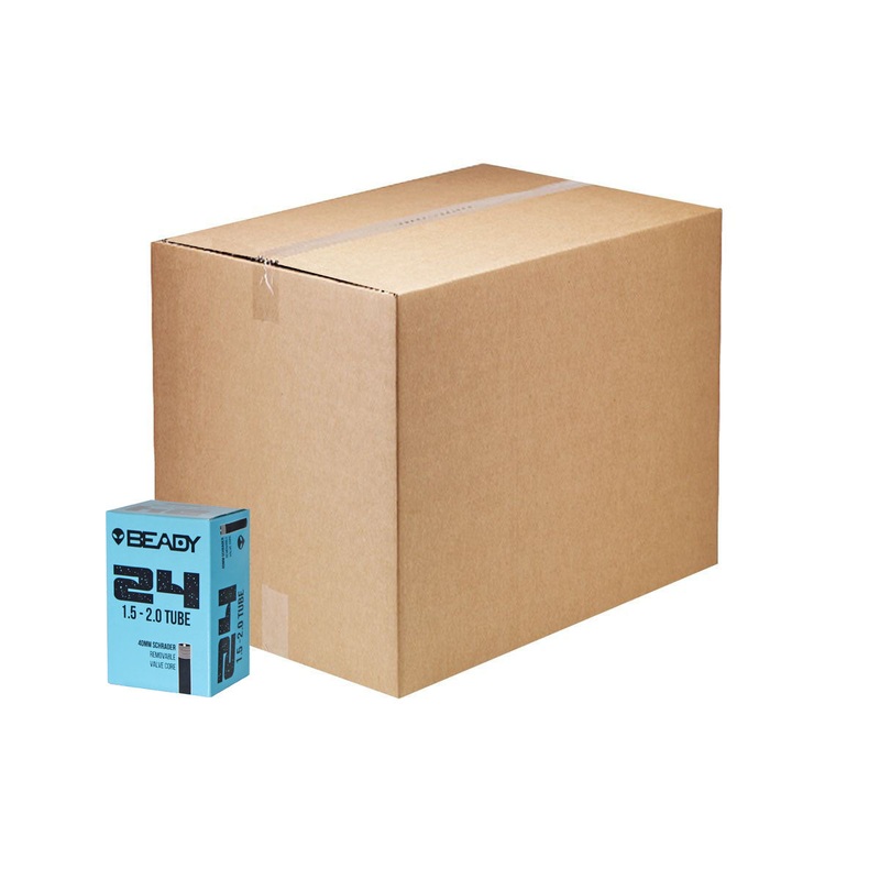 Beady Butyl Tube, 24×1.5-2.0″ SV 40mm, 50/Count