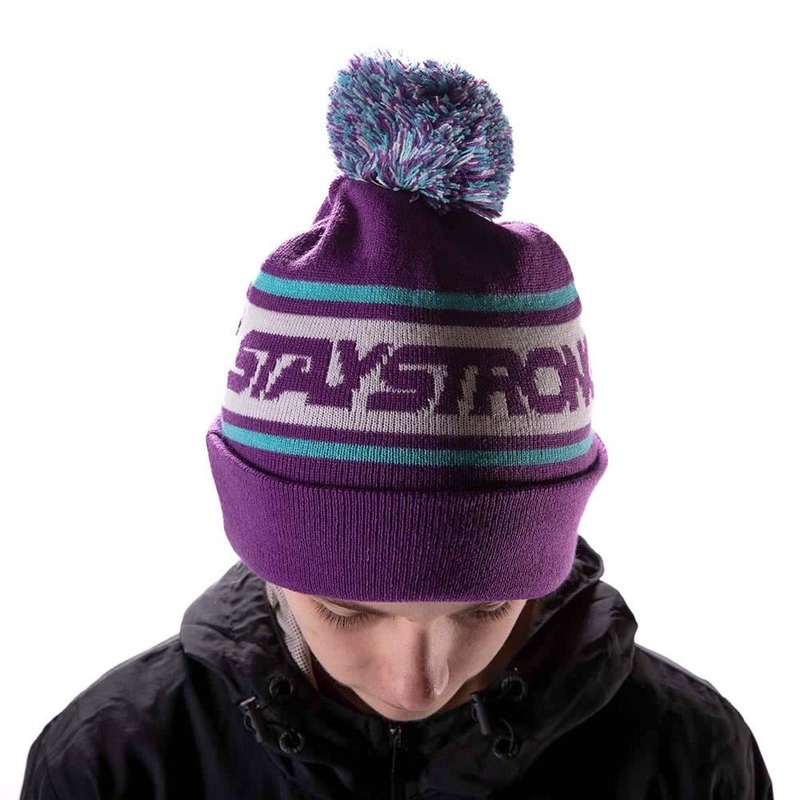 Stay Strong Bobble Beanie – Purple