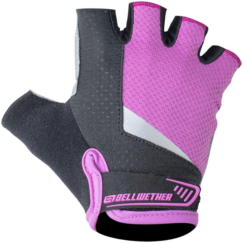 Bellwether Ergo Gel Gloves – Purple Short Finger Womens Large