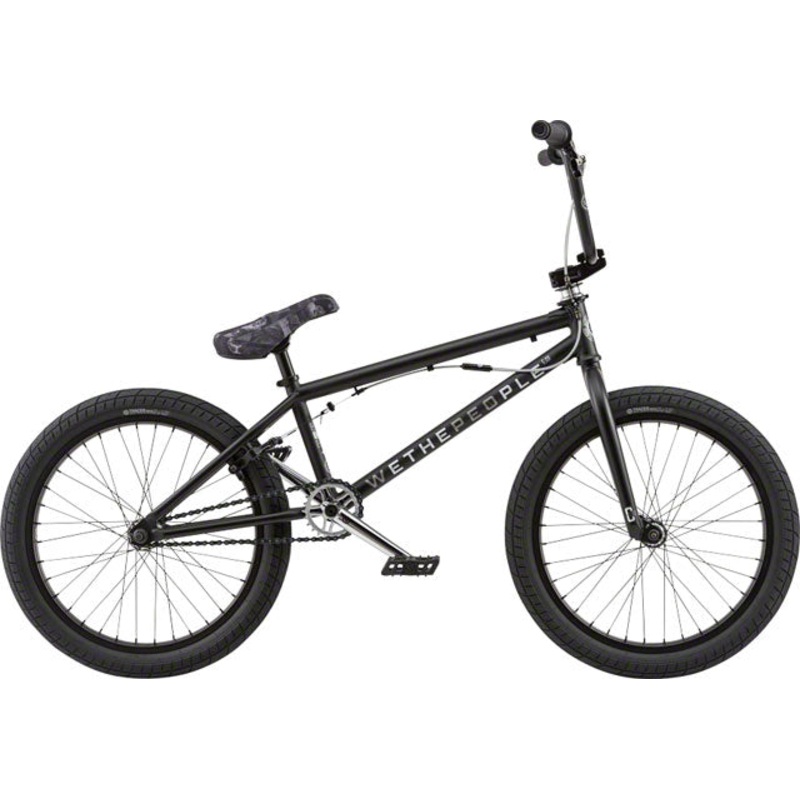 We The People CRS 20″ BMX Bike 20.25″ TT – Matte Black