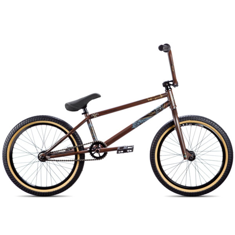 DK X-Model BMX Bike-Matte Woodgrain