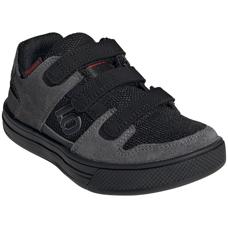 Five Ten Freerider Kids VCS Flat Shoes – Youth Gray Five/Core BLK/Gray Four 5.5