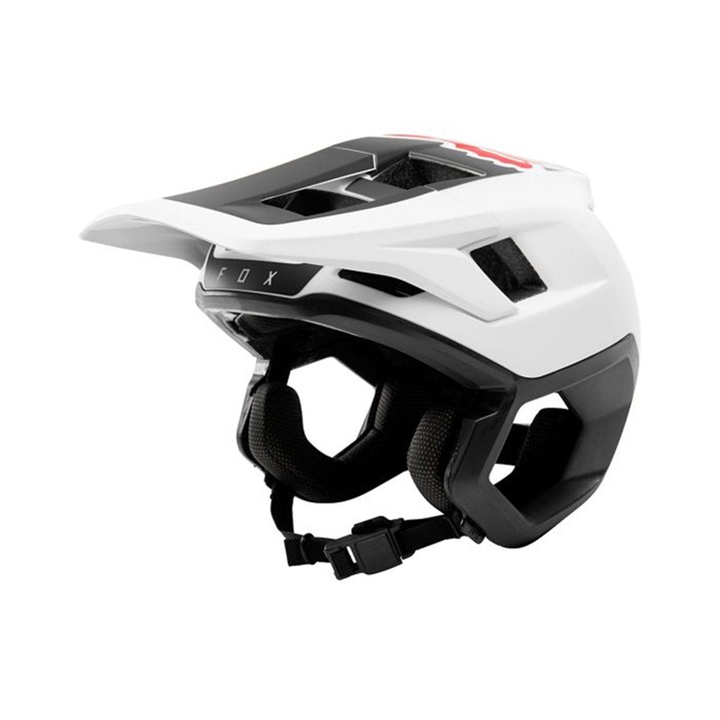 Fox Racing Dropframe MTB Helmet – White-Black – 2019