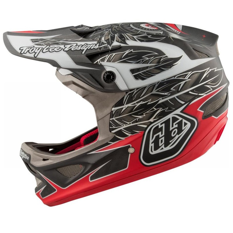 Troy Lee Designs D3 Composite Full Face Helmet – Nightfall Black