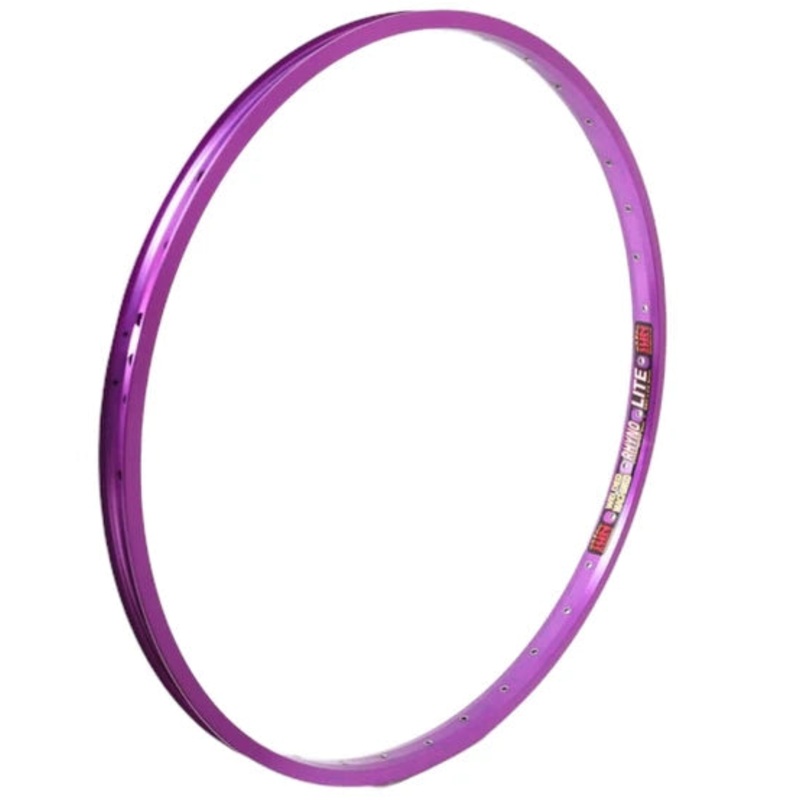 24″ Sun Rhyno Lite XL Double Wall BMX Rim – 36H – Purple Anodized