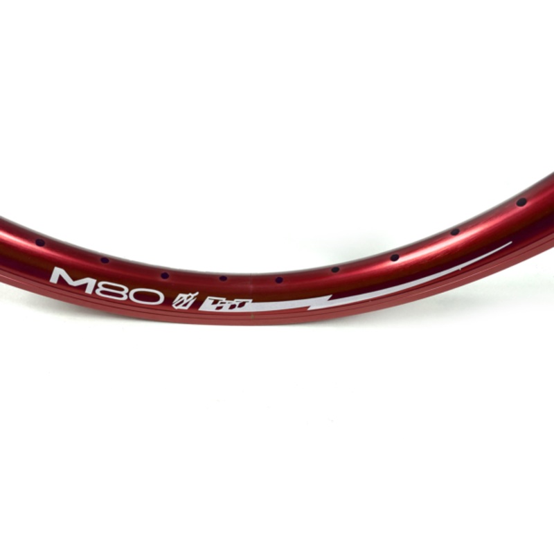 20″ (406mm) TNT M80X Double Wall Rim – 36H – Red Anodized