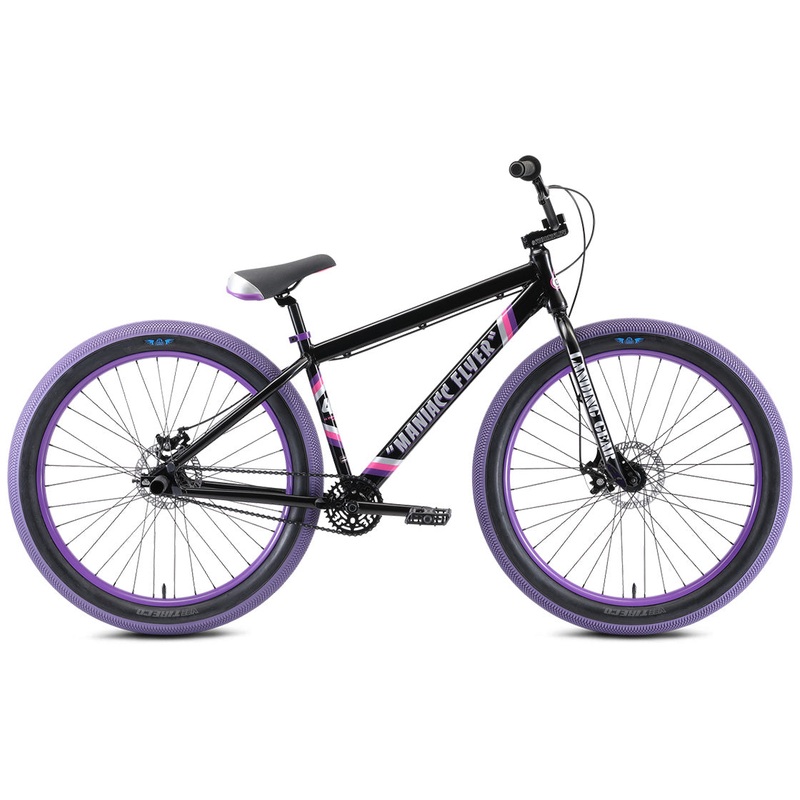 SE Bikes Maniacc Flyer 27.5+” BMX Freestyle Bike-Midnight Black