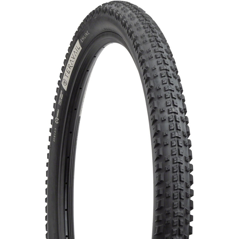 Teravail Ehline Tire – 27.5 x 2.3 Tubeless Folding BLK Durable Fast Compound