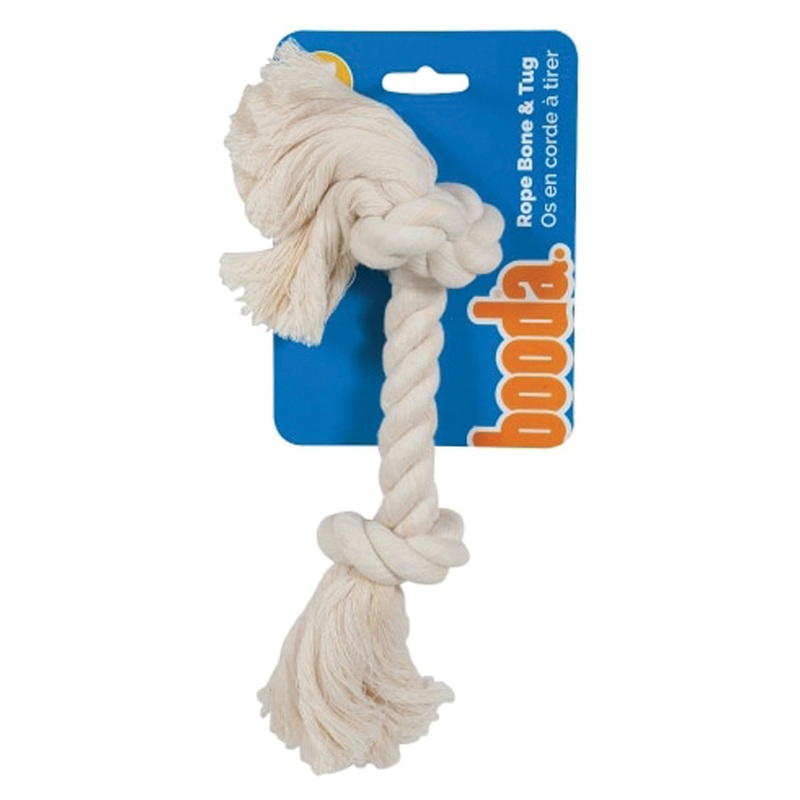 Booda 2knot Rope Bone Medium: Durable Chew Toy for Medium-Sized Dogs