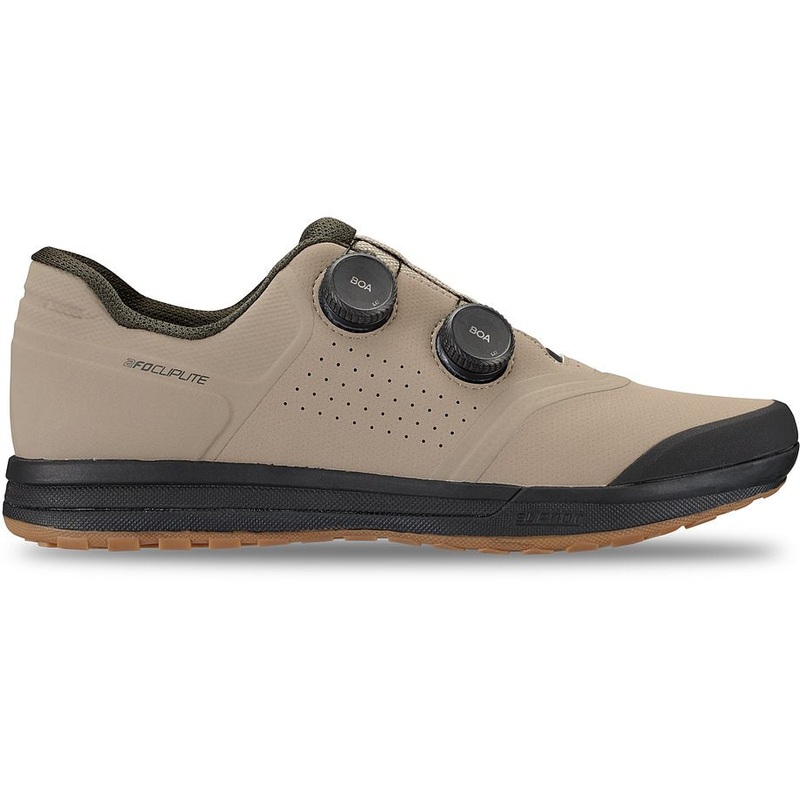 Specialized 2fo cliplite shoe taupe/dark moss green 44.5