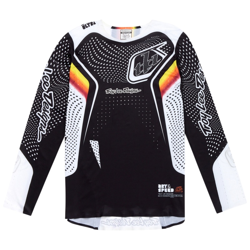 Troy Lee Designs Sprint Ultra BMX Race Jersey-Optic Black