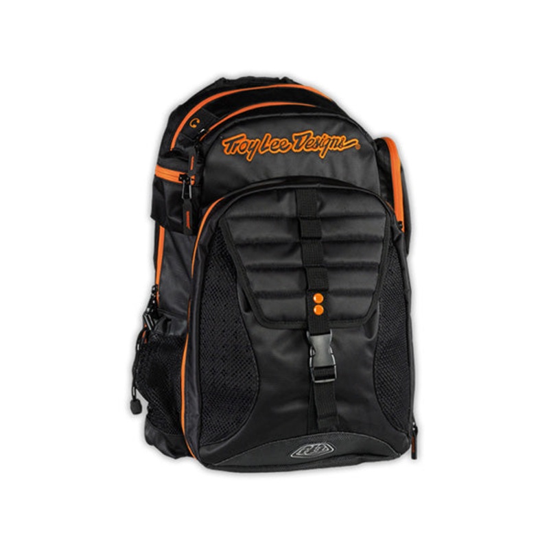 Troy Lee Ignition Backpack-Black/Orange