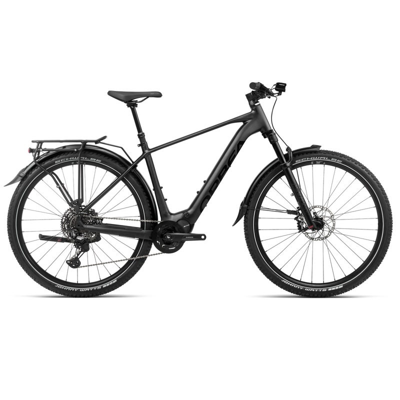 2024 Orbea KEMEN SUV 10 28mph Trekking Urban E-Bikes – Small, Metallic Night Black (Matte-Gloss)