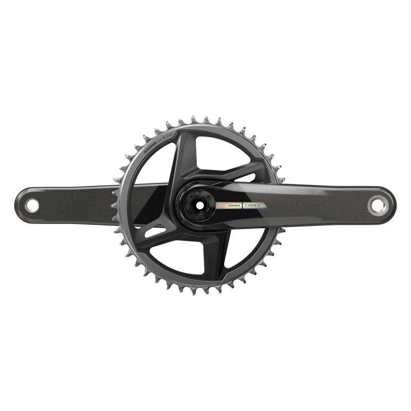 SRAM Force 1 Wide Crankset – 165mm 12-Speed 40t Direct Mount DUB Spindle Interface Iridescent Gray D2