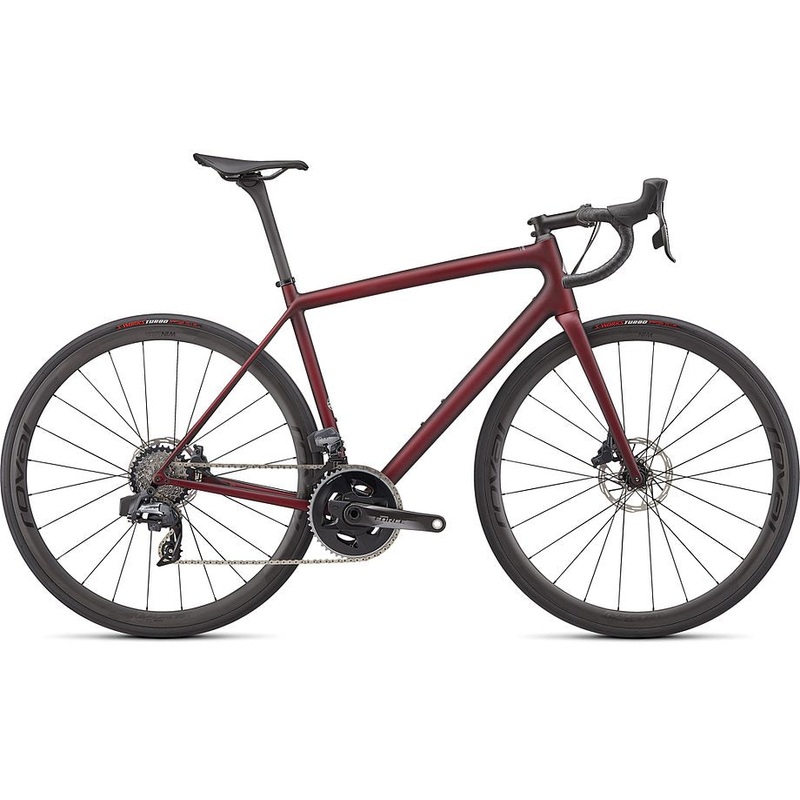 2022 Specialized aethos pro etap bike maroon / black tint edge fade 54