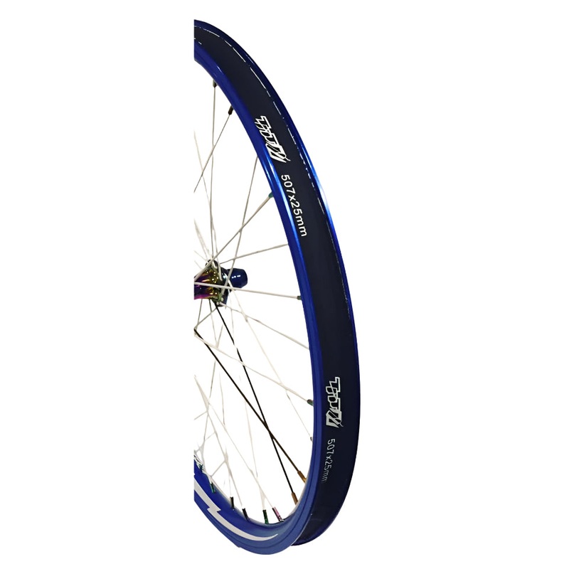 24″ TNT Bicycles Vinyl Rim Strips – Pair – 507mm x 25mm- Black w/ white logo